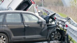 Cleveland, OH - Injured in 4-Car Rollover Crash on I-480