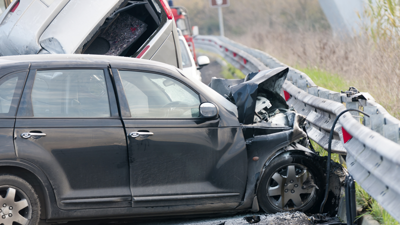 Franklin Co, OH – Multi-Car Crash Causes Injuries on I-270 SB