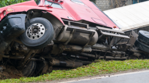 Perrysburg, OH - Semi-Trailer Crash on I-475 Sends One to Hospital