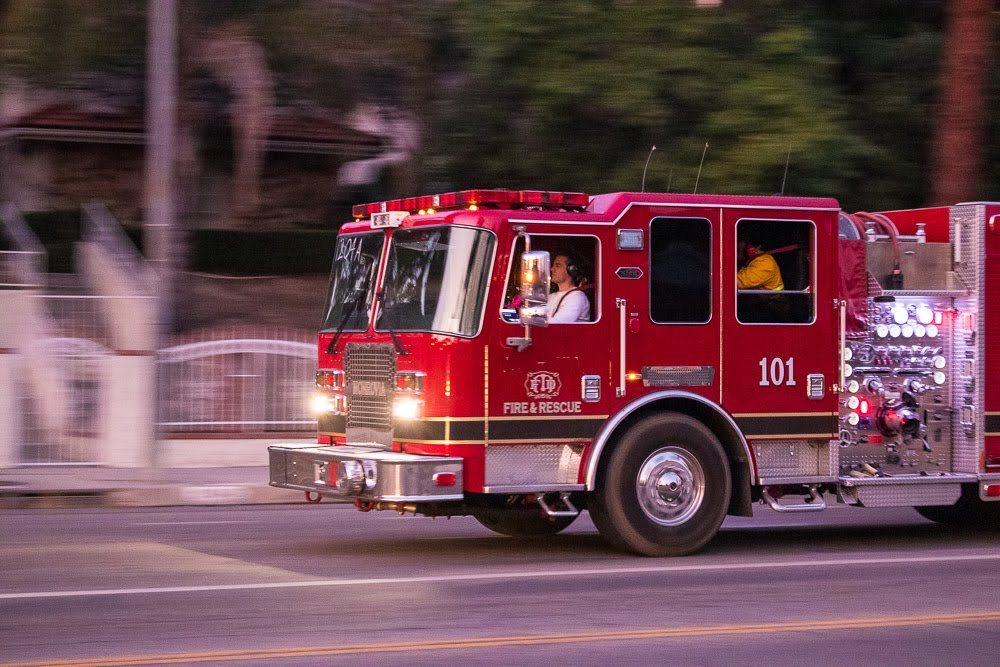 Columbus, OH - Injury Fire Truck Crash on Stelzer Rd and McCutcheon Rd